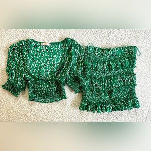 LUXXEL Ruffle Skirt Set